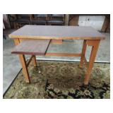 Vtg U.S. Army Typewriter Table