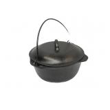 Cast Iron Pot W/Lid 10"