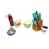 Pioneer Woman Kitchen Items,Knife Set,Spoon Rest