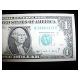$1 1988A Fr#1915G Ser# G13863311E GEM NEW