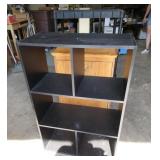 Black Storage Shelf 24"Wx12"Dx36"T