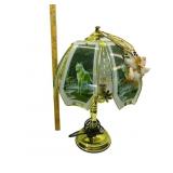 Glass Shade Wolf Wilderness Design Lamp