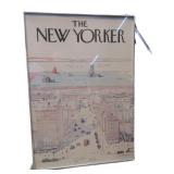 The New Yorker Poster 28'x40.5' Glass cracked