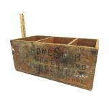 Vintage New England Minced Meat Wood Crate