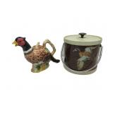 Quail Teapot/With Ice Bucket