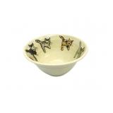 Pottery Cat Bowl