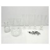 Etched Champagne Glasses