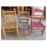 Antique Ladderback Chairs