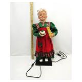 Working Christmas Decor Grandma Santa