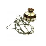 Stained Glass Hanging Light 9'Tx11.5'R