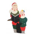 Christmas Wood Yard Art Carolers 63.5'T