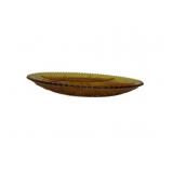 Tira Amber Glass Serving Plate