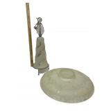 Antique Ceiling Light Miss Parts 17'R