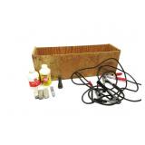 Wood Box With Items,Jumper Cable
