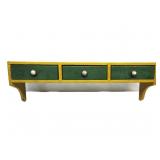 Wall Display Shelf W/Drawers 35.5'W