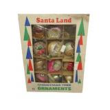 Vintage Santa Land Ornaments