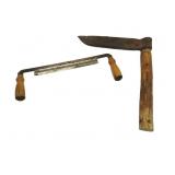 Antique Debarker W/Handmade Axe