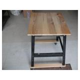 Rolling Cart w/4 Locking Wheels: 24'Wx21.5'Dx34'T