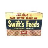 Vintage Swift's Metal Sign 11.5'x17.5'