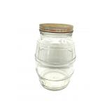 Vintage Barrell Storage Jar