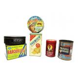 Vintage Kitchen Tins,Sunmaid,Crackers,Hershey