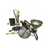 Vintage Kitchen,Sifters,Trivet,Can Crusher