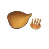 Wooden Hand,Carved Out Gourd