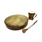 Flat Drum, Bongo And Drum Stick