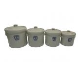 Ceramic Crocks Cannister Set