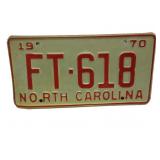 NC License Plate