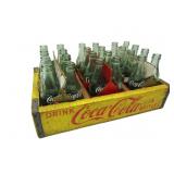 Vintage Coke Crate W/Coke Bottles