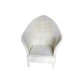 Antique Wicker Chair No Cushion