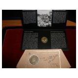 Britsh Virgin Islands Proof $1 & Comm. Tetradrachm