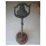 Cast Iron Bell on a Stand: 49'Tall