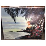 Oil On Canvas Signed 60'x48'