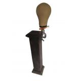 Wood Pedestal Wig Display