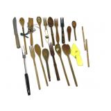Vintage Wood Mixing Spoons