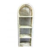 Vintage Wicker Display Shelf 30'W