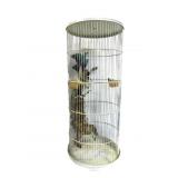 Vintage Metal Bird Cage 28'Tx12'R