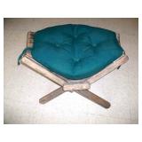 Vintage Fold Up Chair w/Cushion