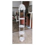 Antique Metal Display Shelf 72'T Removable shelfs