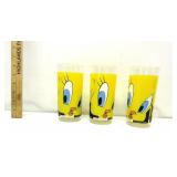 Vintage Looney Tunes Tweety Plastic Cups