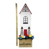Welcome Wood Sign 52'L
