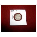 1936 P Indian/Buffalo Nickel
