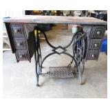 Antique Sewing Machine Table
