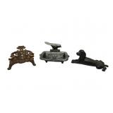 Cast Iron Dog,Trivet,Soap Dish
