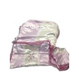Silky Twin Bed Spread,Pillow Cases