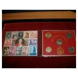 1988 Vatican Coins & Stamps
