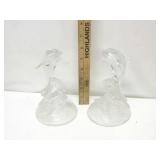 Glass Dolphin Sculptures