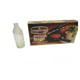 Presto Burger W/Pyrex Bottle